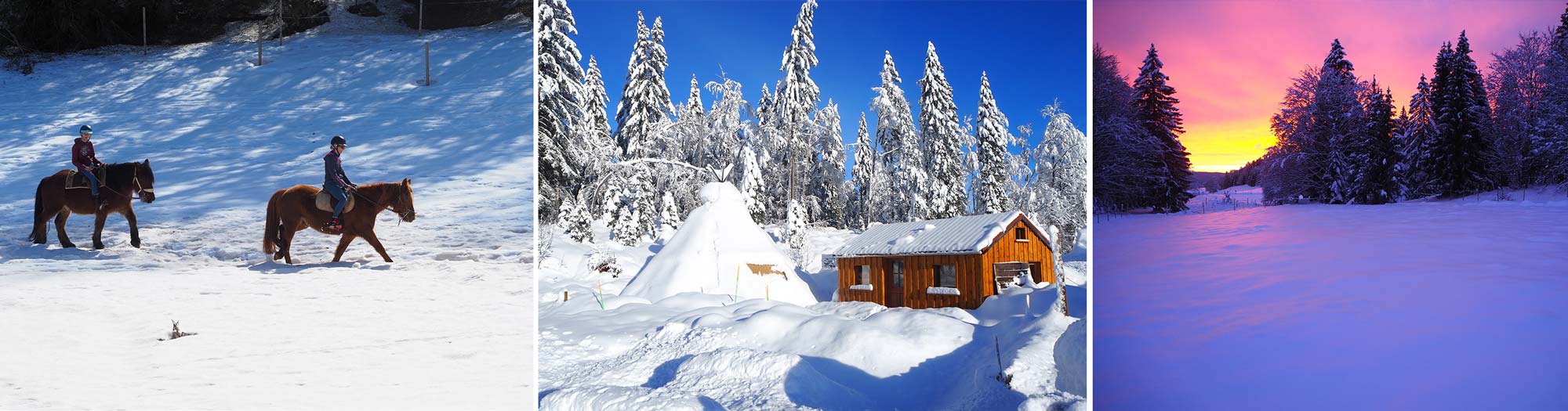 Gaia Loisirs le soir en hiver